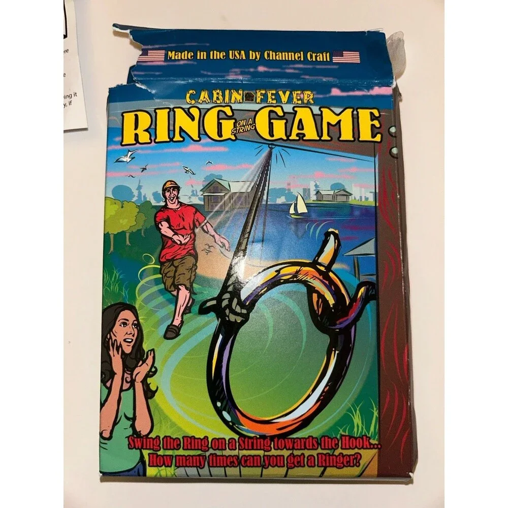 Cabin Fever Ring On A String Game Open Box